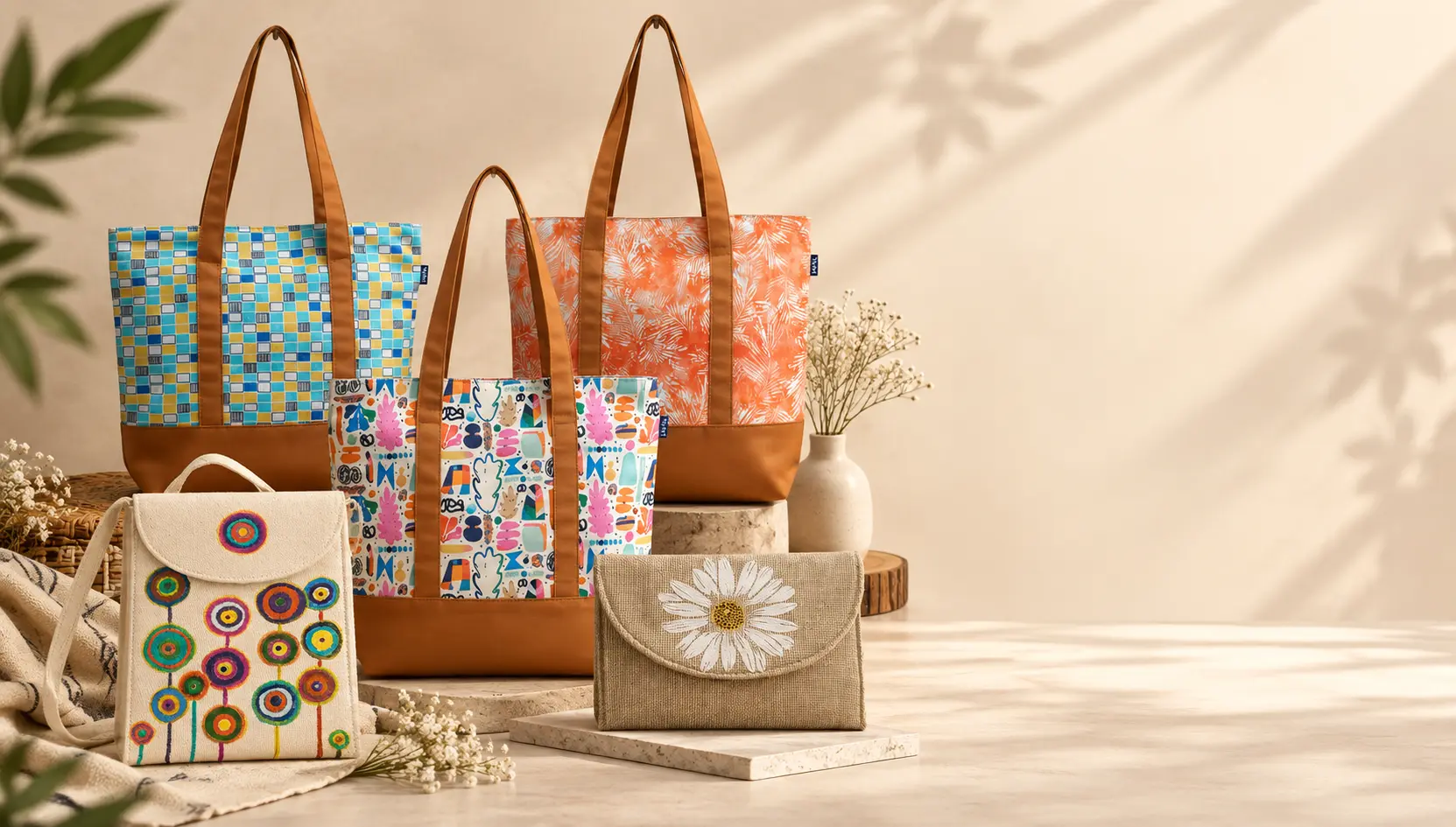 Handbags - Olive Blooms